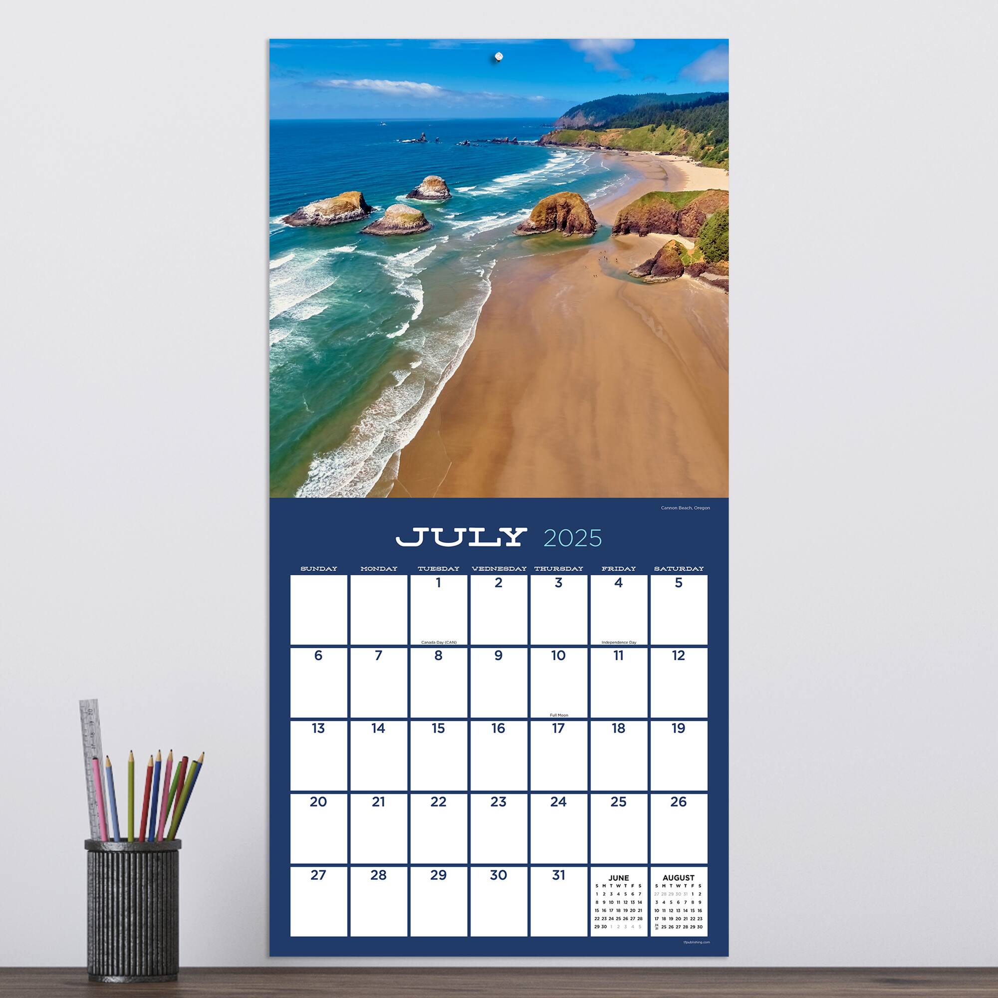 TF Publishing 2025 Pacific Northwest Wall Calendar